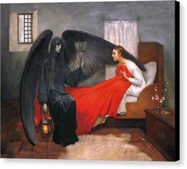 Death and the Maiden - Canvas Print
