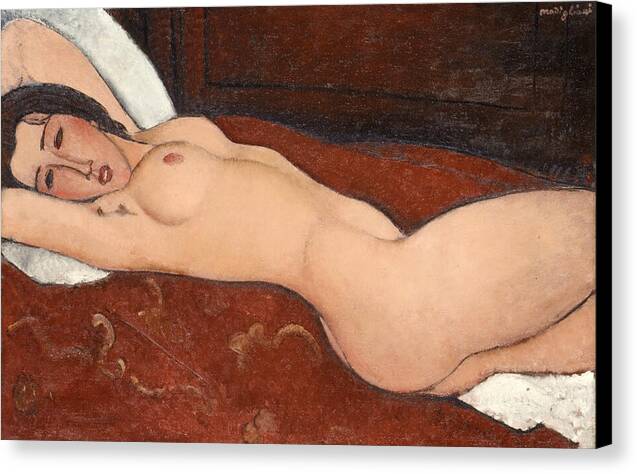 Reclining Nude 1 - Canvas Print