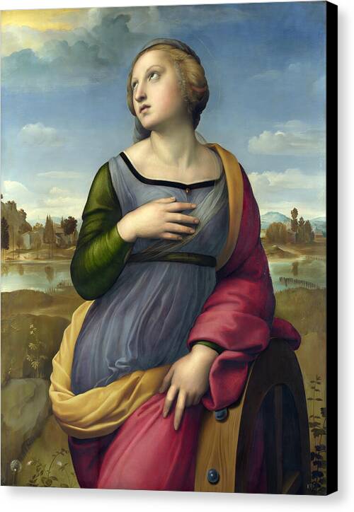 Saint Catherine of Alexandria - Canvas Print