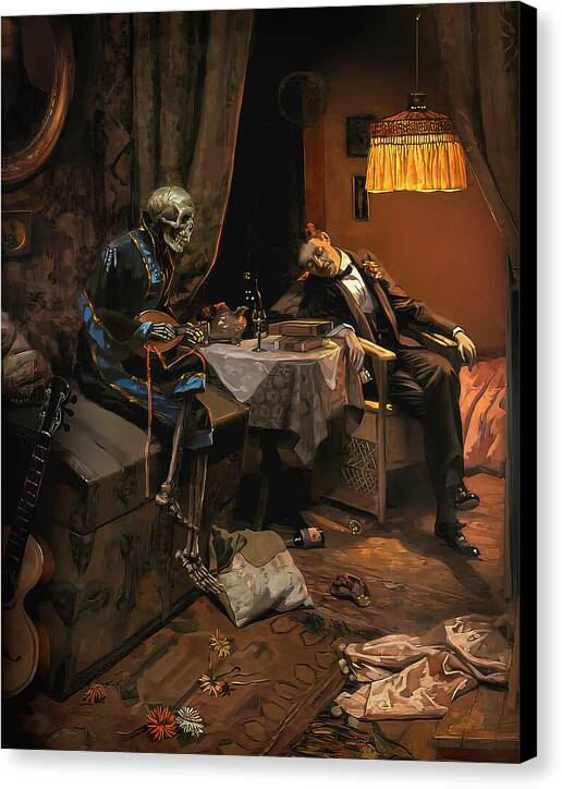 The Drinker - Canvas Print