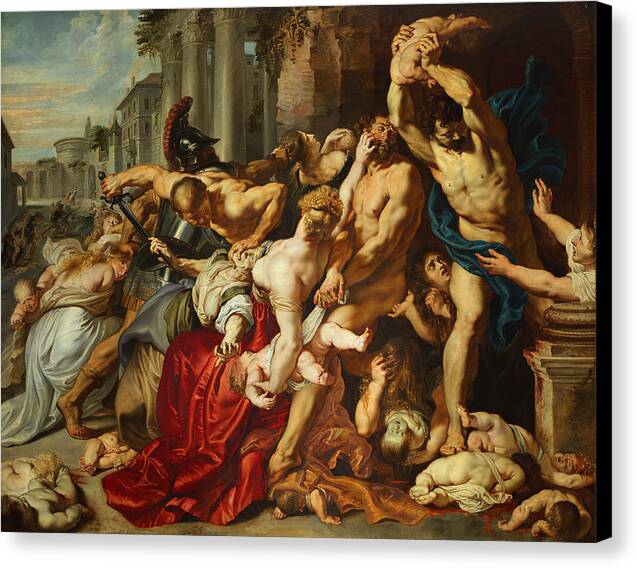 The Massacre of the Innocents - Canvas Print