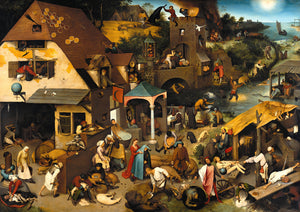 Netherlandish Proverbs by Pieter Bruegel the Elder - Art Print - Zapista