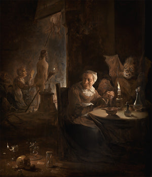 The Witches’ Kitchen by David Teniers the Younger - Art Print - Zapista