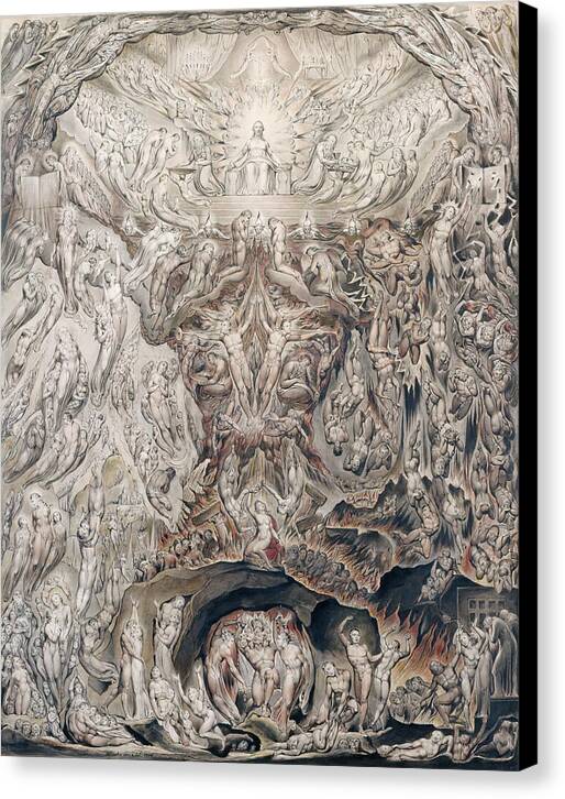 A Vision of the Last Judgement - Canvas Print