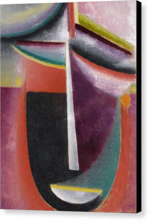 Abstract Head, Mysterium - Canvas Print
