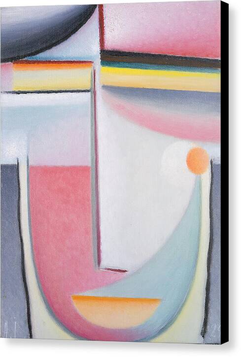Abstract Head, Symphony in Pink - Canvas Print