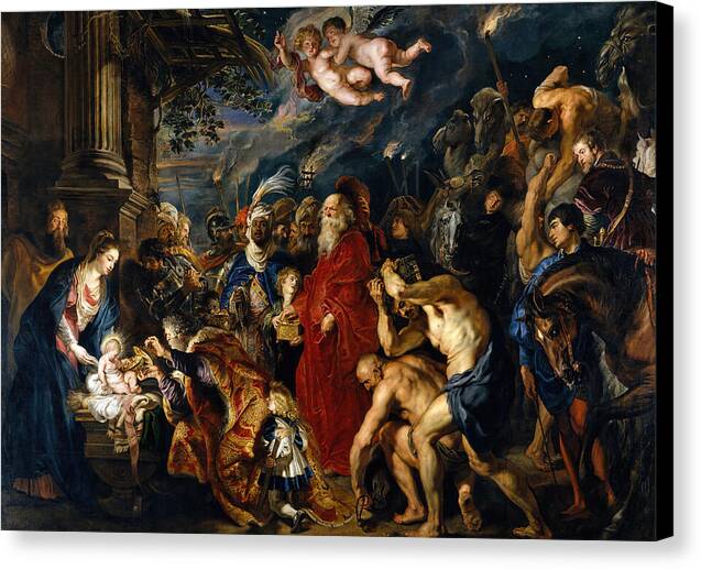 Adoration of the Magi - Canvas Print