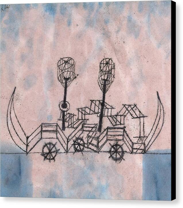 Alter Dampfer - Canvas Print