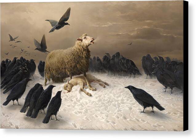 Anguish - Canvas Print