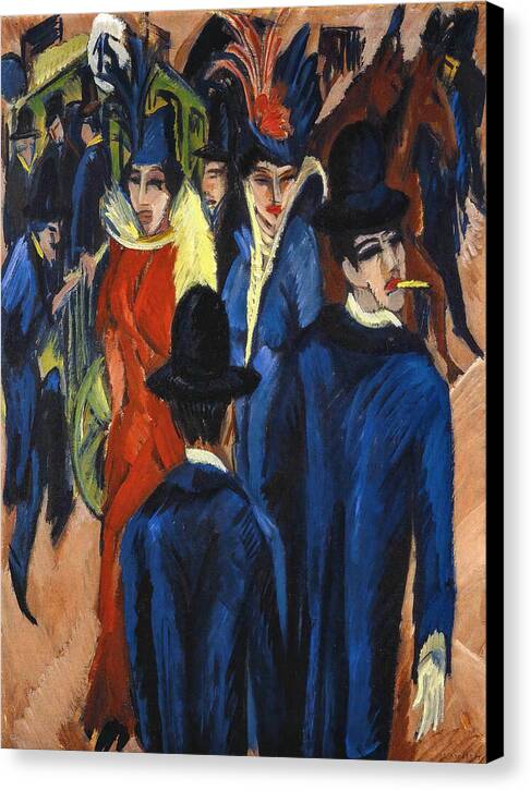 Berlin Street Scene - Canvas Print