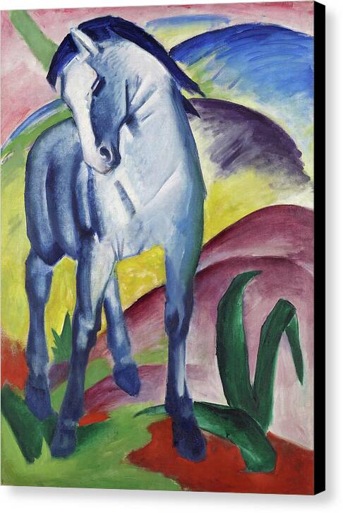 Blue Horse I - Canvas Print
