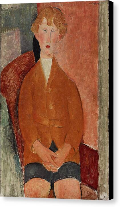 Boy in Short Pants - Canvas Print