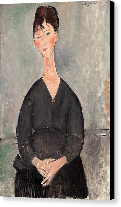 Cafe Singer - Canvas Print