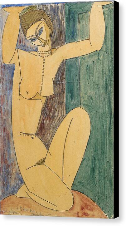 Cariatide - Canvas Print