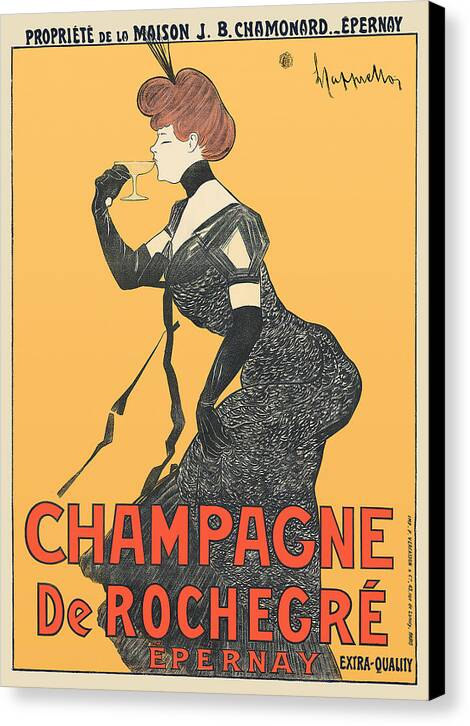 Champagne De Rochegre - Canvas Print
