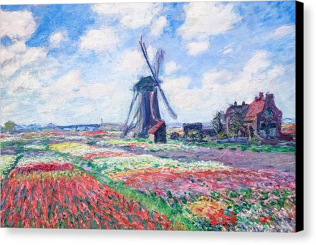 Champs de tulipes en Hollande - Canvas Print