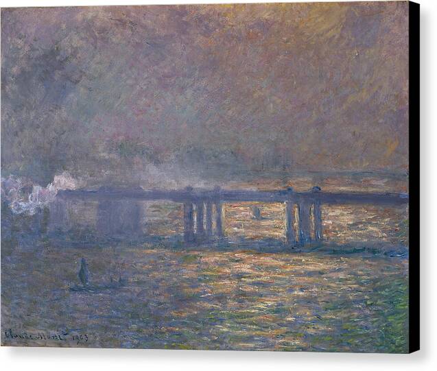 Charing Cross Bridge - Canvas Print
