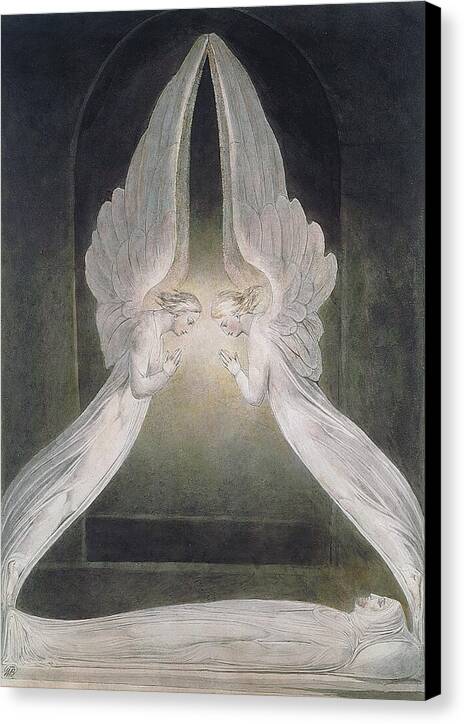 Christ in the Sepulchre - Canvas Print