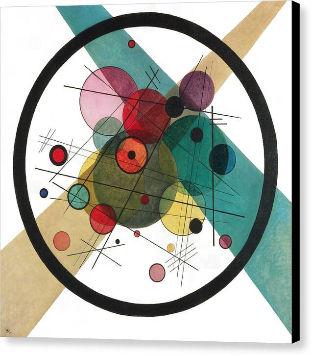 Circles in a Circle - Canvas Print