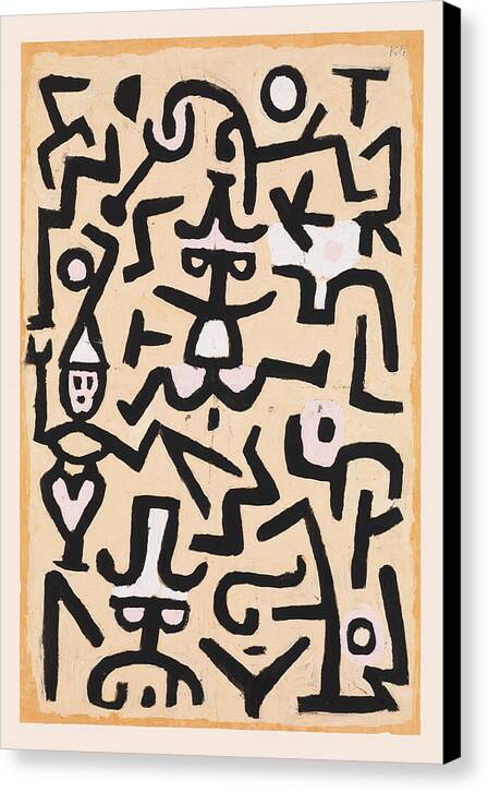 Comedians' Handbill - Canvas Print