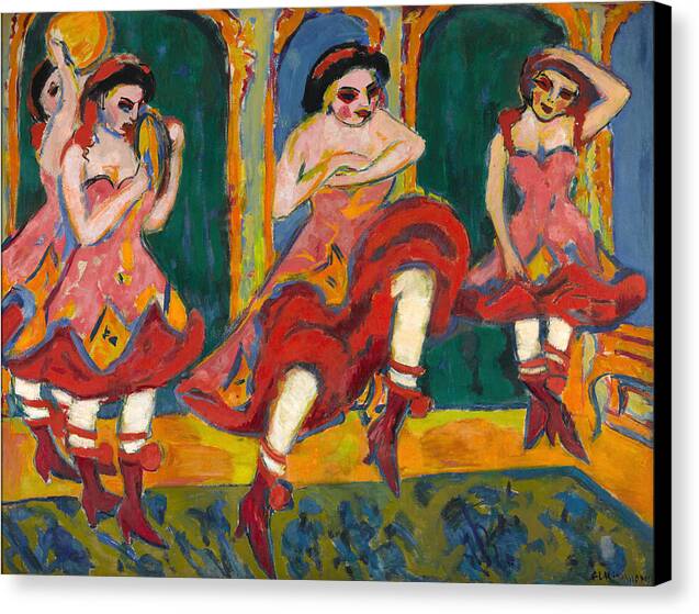 Czardas Dancers - Canvas Print