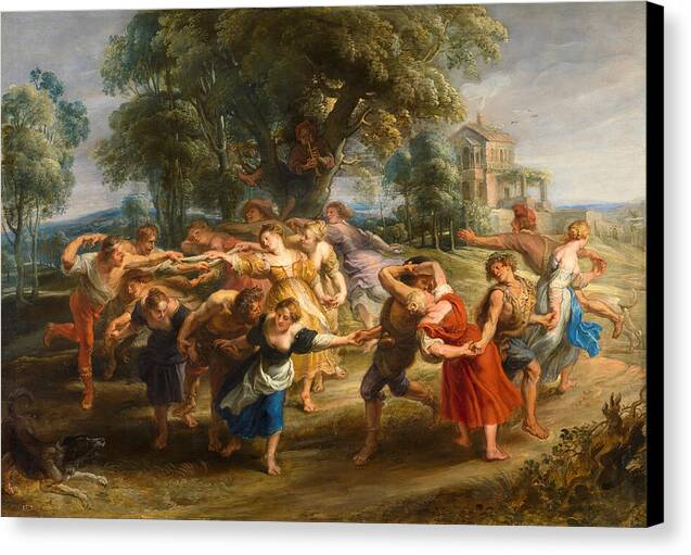 Dance of the Villagers - Canvas Print