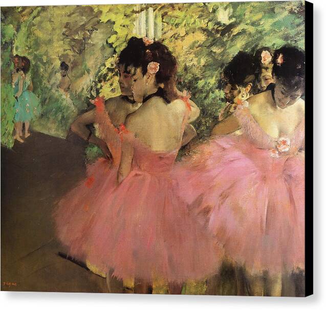Dancers in Pink - Canvas Print