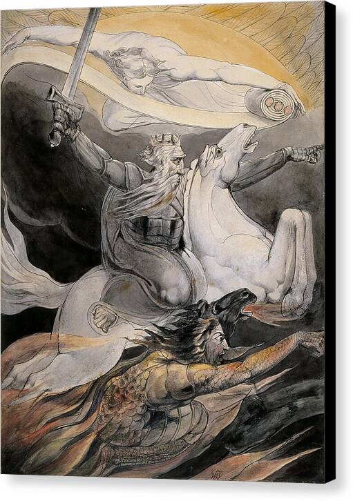 Death on a Pale Horse - Canvas Print