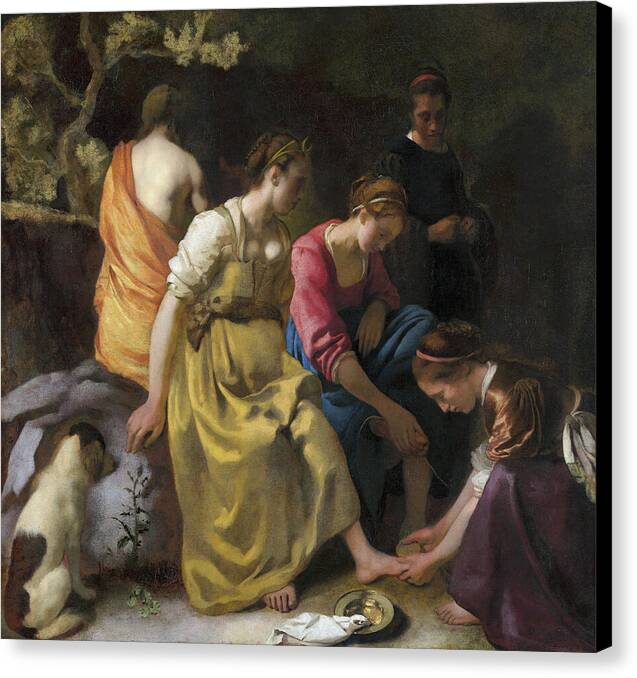 Diana and Her Nymphs - Canvas Print