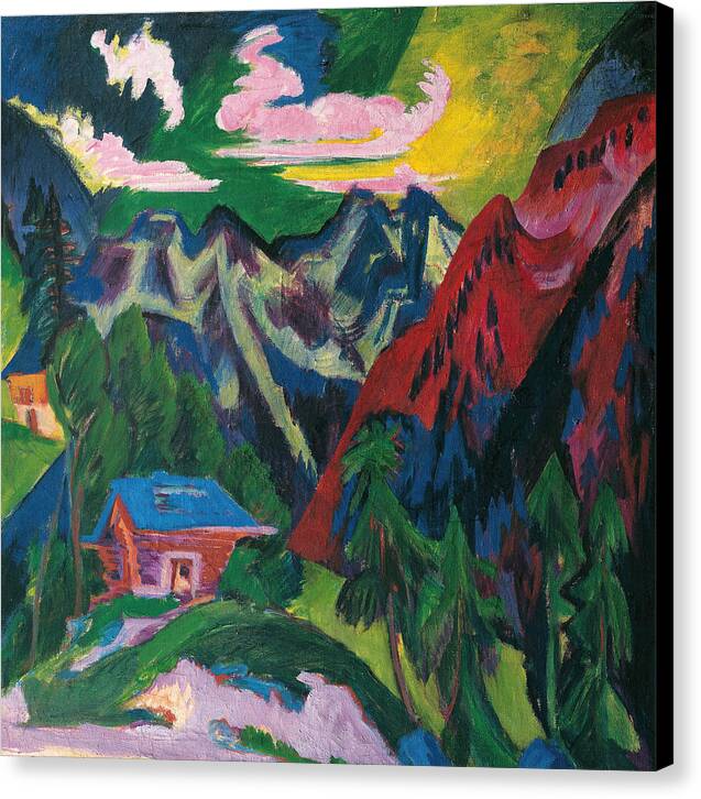 Die Klosterser Berge - Canvas Print