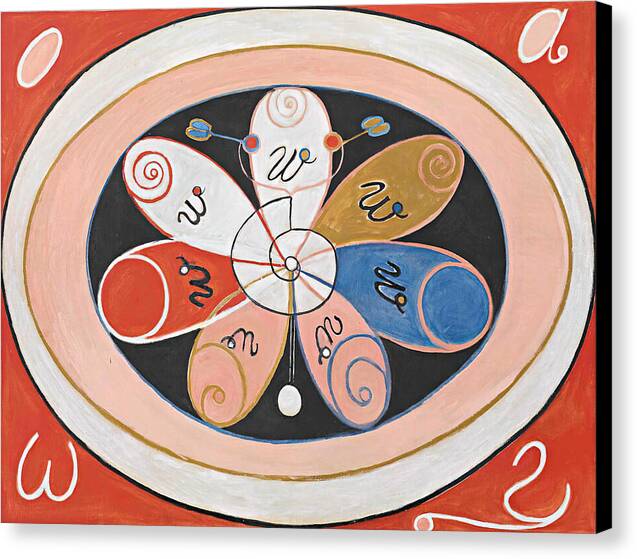 Evolution, No. 15, Group IV, The Seven-pointed Stars - Canvas Print