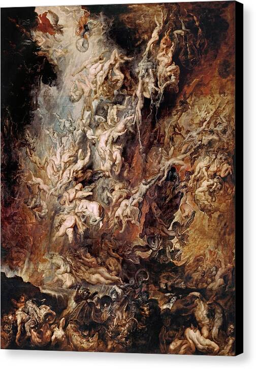 Fall of the Damned - Canvas Print