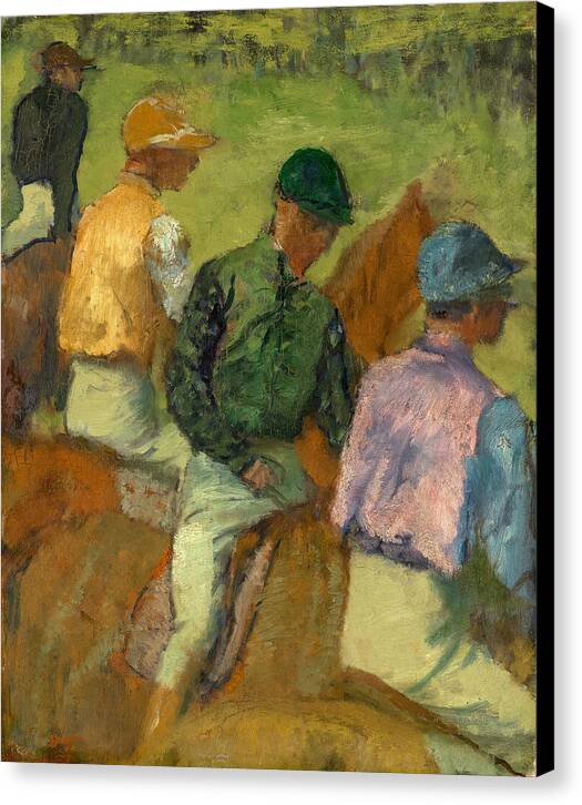 Four Jockeys - Canvas Print