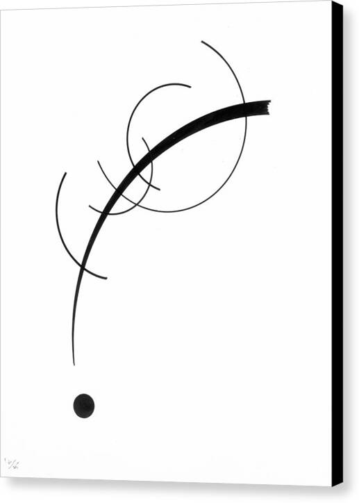 Free Curve to the Point - Canvas Print