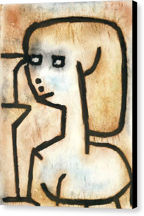 Girl in Mourning - Canvas Print