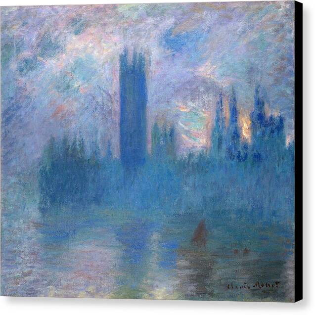 Houses of Parliament, London - Canvas Print