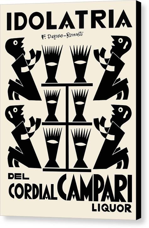 Idolatria del Cordial Liquor - Canvas Print