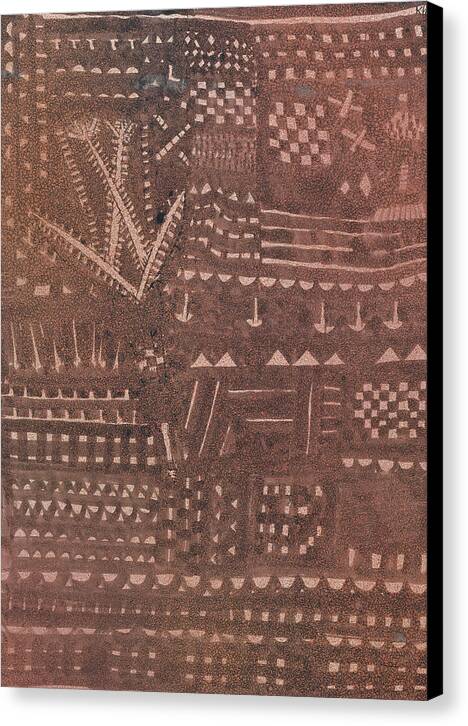 In the Manner of a Leather Tapestry - Canvas Print