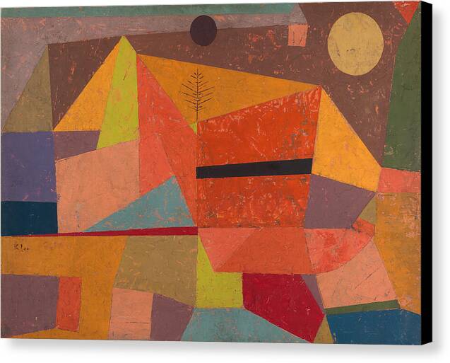 Joyful Mountain Landscape - Canvas Print