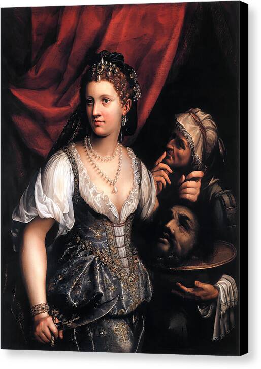 Judith with the Head of Holofernes - Canvas Print