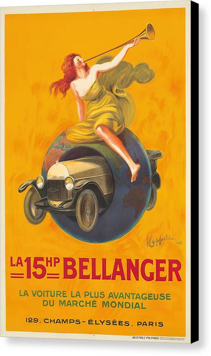 La 15hp Bellanger - Canvas Print