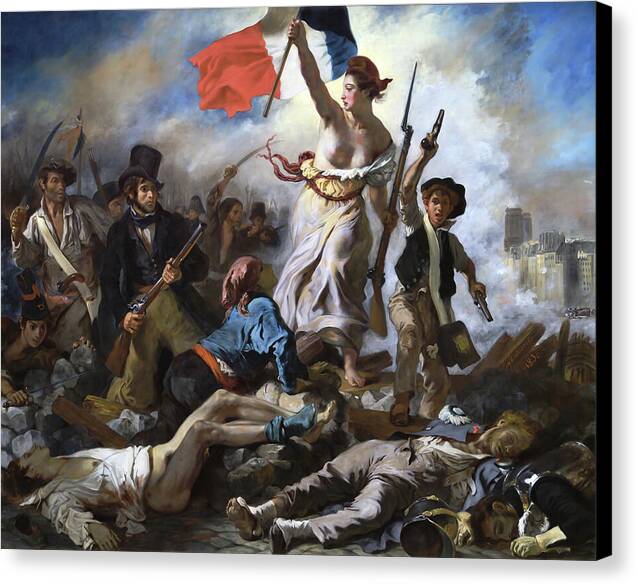 Liberty Leading the People - Canvas Print