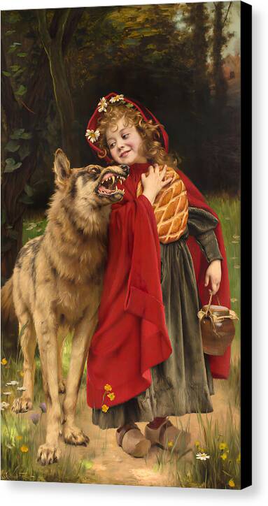 Little Red Riding Hood - Canvas Print