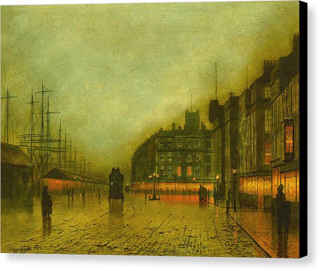 Liverpool Docks - Canvas Print
