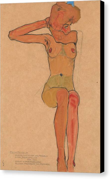 Madchenakt - Gertrude - Canvas Print