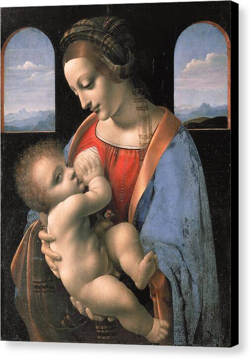 Madonna Litta - Canvas Print
