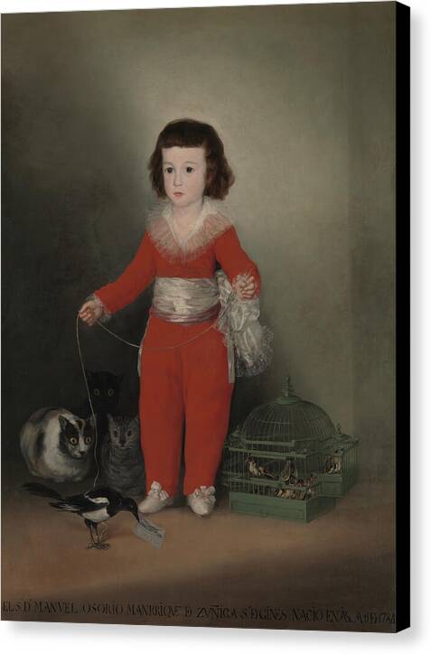 Manuel Osorio Manrique de Zuniga - Canvas Print