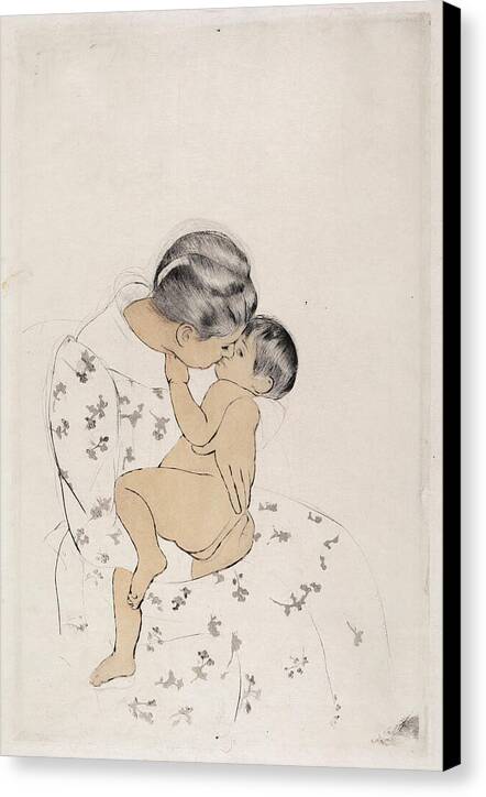 Mother's Kiss - Canvas Print