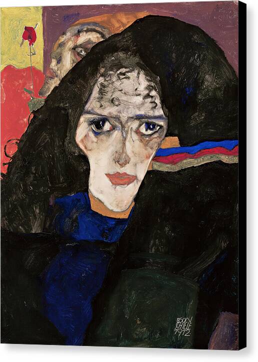 Mourning Woman - Canvas Print