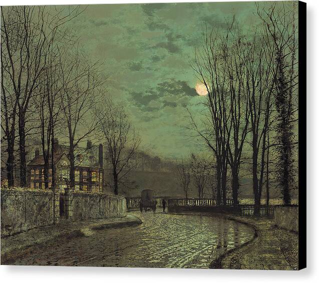 November Moonlight - Canvas Print